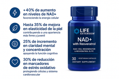 Life Extension Nad + Resveratrol
