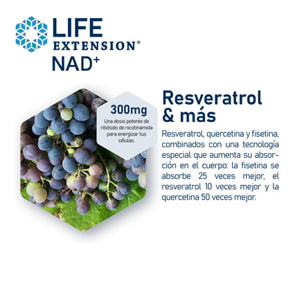 Life Extension Nad + Resveratrol